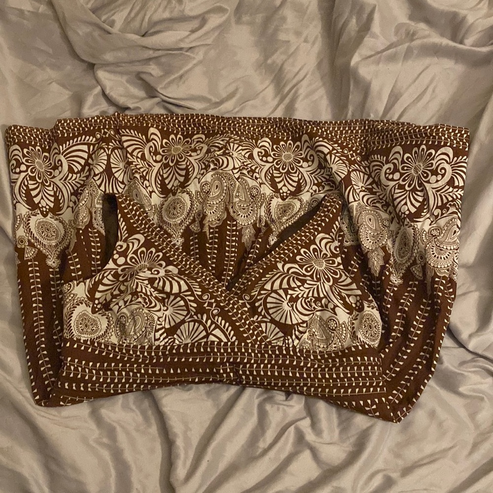 Brown and white dress Robbie bee dress